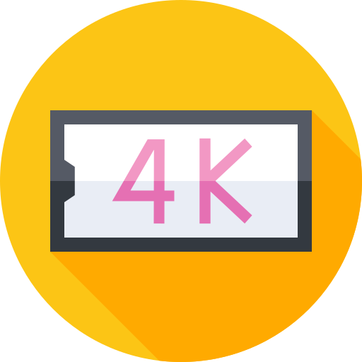 4k Flat Circular Flat icon