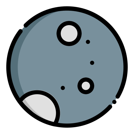 月 Generic Outline Color icon