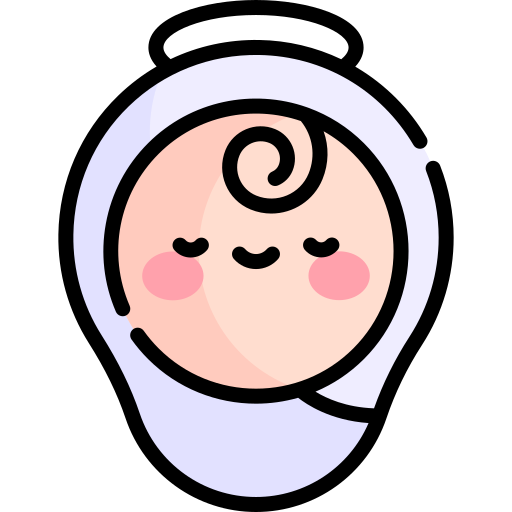 jesus Kawaii Lineal color icon