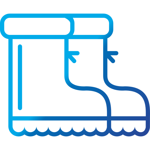 stivali da pioggia Generic Gradient icona