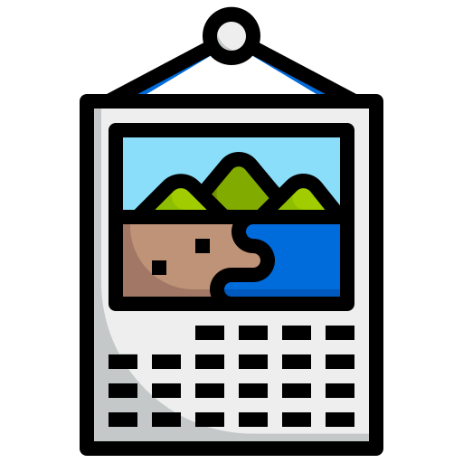 kalender Generic Outline Color icon