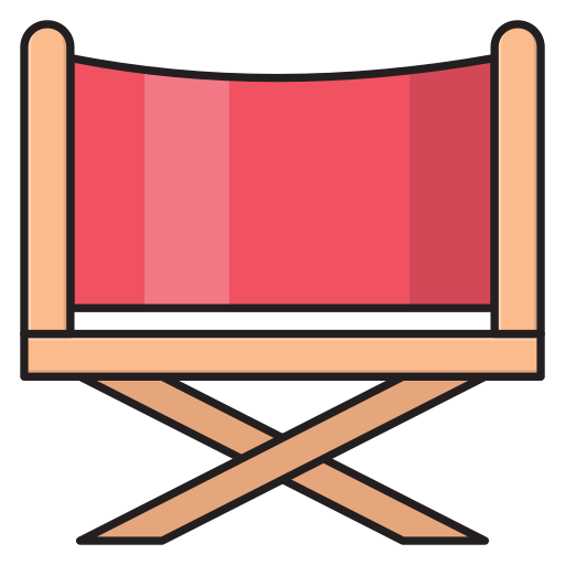 Director Vector Stall Lineal Color icon