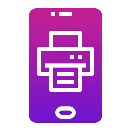 Print Generic Flat Gradient icon