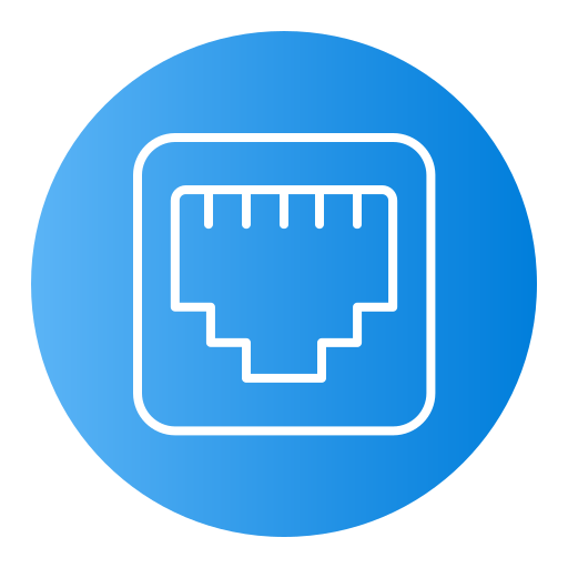 lan Generic Flat Gradient Ícone