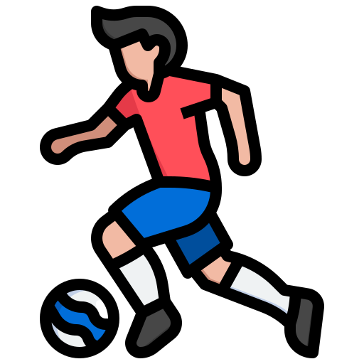 fußball Generic Outline Color icon