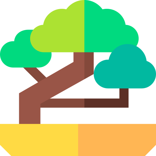 bonsai Basic Straight Flat icoon