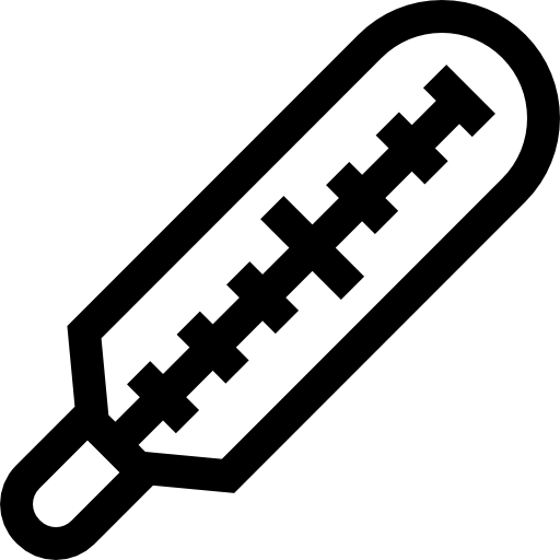 termometro Basic Straight Lineal icona