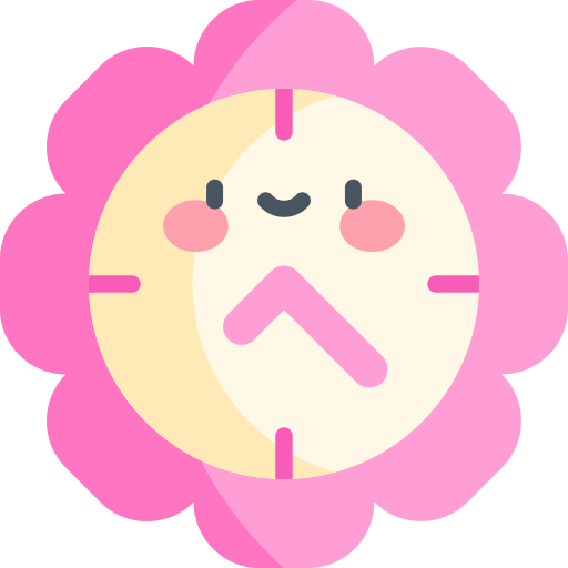 uhr Kawaii Flat icon