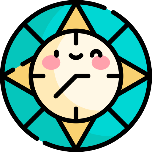 uhr Kawaii Lineal color icon