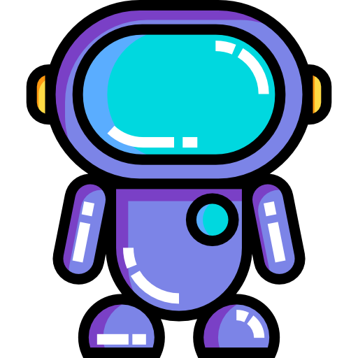 roboter Detailed Straight Lineal color icon