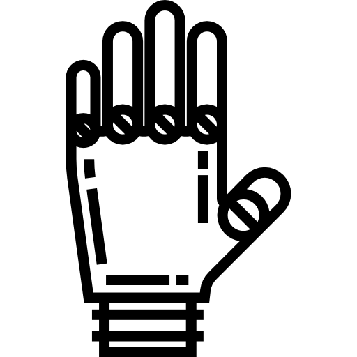 main Detailed Straight Lineal Icône