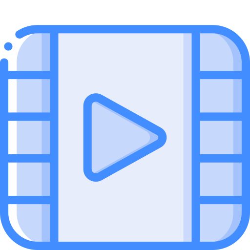 Video Basic Miscellany Blue icon