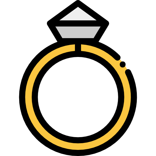 ring Detailed Rounded Lineal color icon