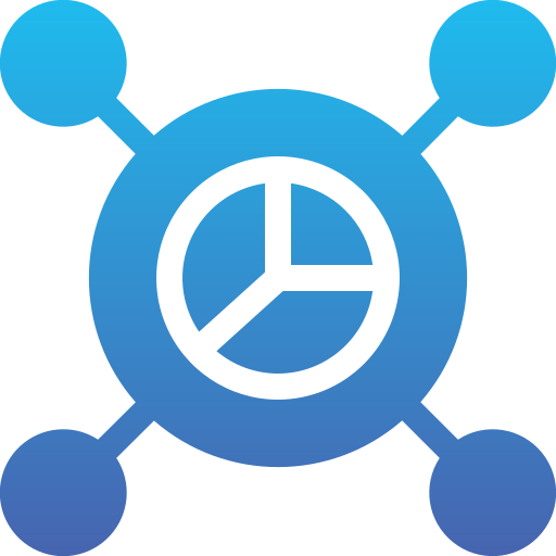 cirkeldiagram Generic Flat Gradient icoon