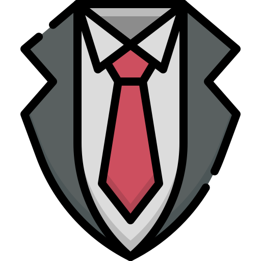 Tie Generic Outline Color icon