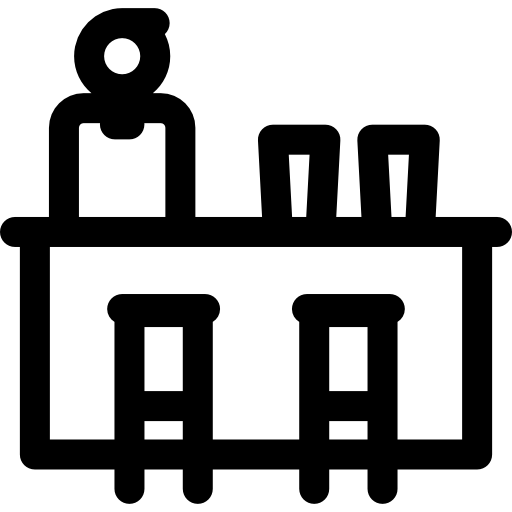 bar Basic Rounded Lineal Icône