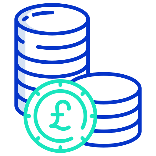 Pound Icongeek26 Outline Colour icon