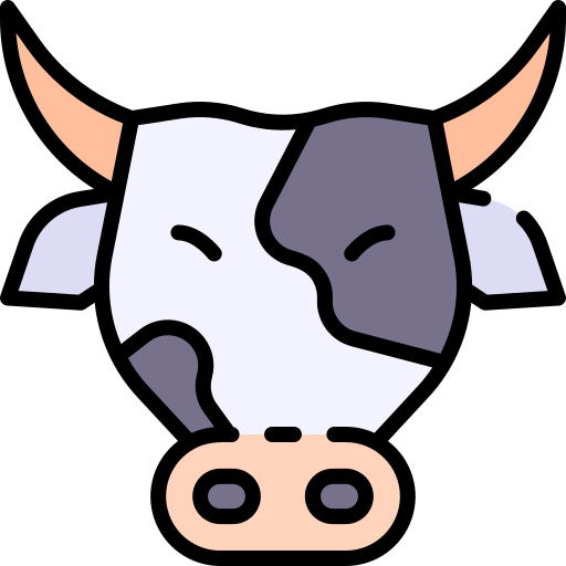 Cow Good Ware Lineal Color icon