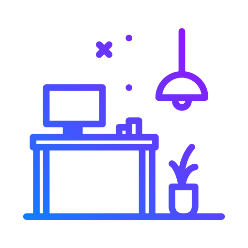 Desk Generic Gradient icon