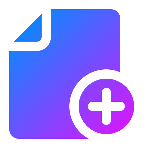 Add Generic Flat Gradient icon