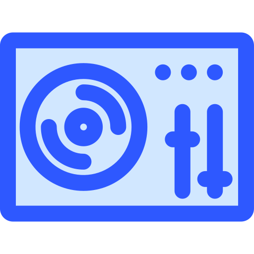 ターンテーブル Generic Blue icon