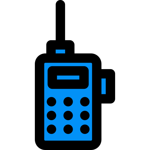 walkie-talkie Generic Outline Color icon