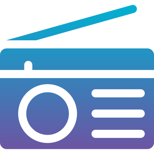 radio Generic Flat Gradient icon