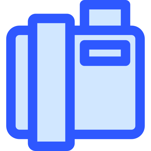 팩스 Generic Blue icon