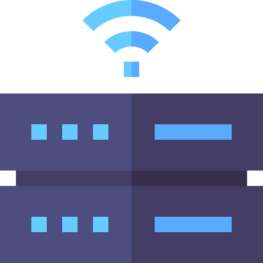 Сервер Basic Straight Flat иконка