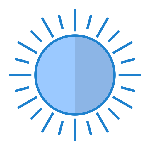 Sun Generic Blue icon