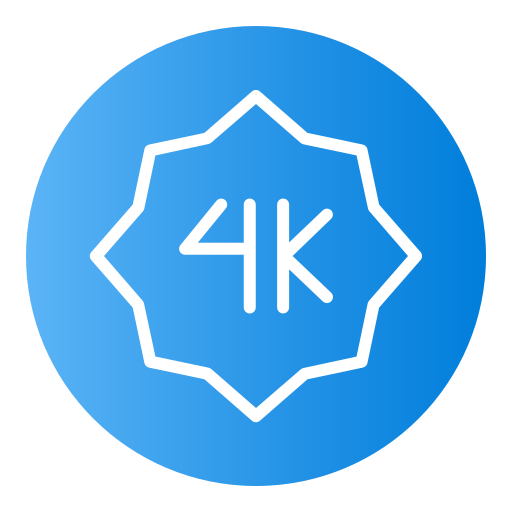 4k Generic Flat Gradient icon