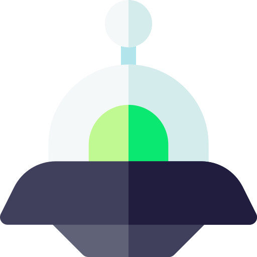 Ufo Basic Rounded Flat icon