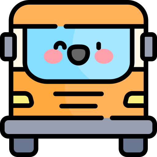 bus Kawaii Lineal color icon