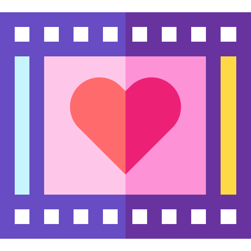 film Basic Straight Flat icon