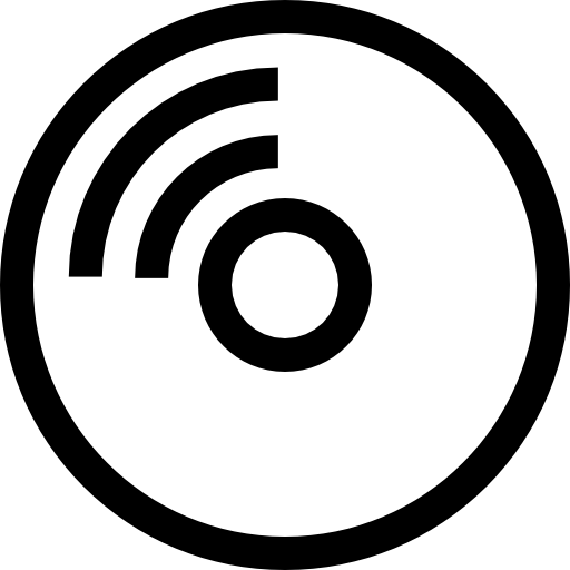 cd Basic Straight Lineal Ícone