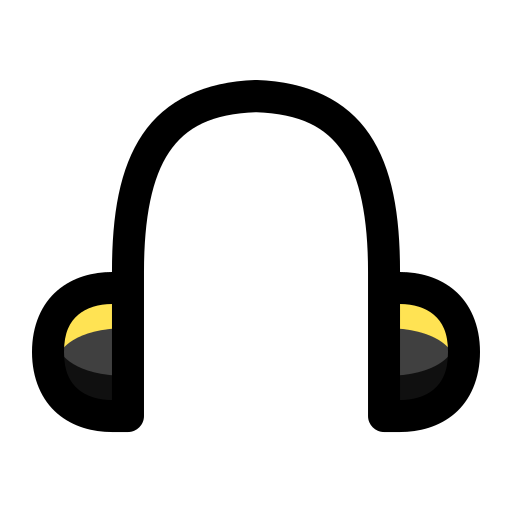 headset Generic Outline Color icon