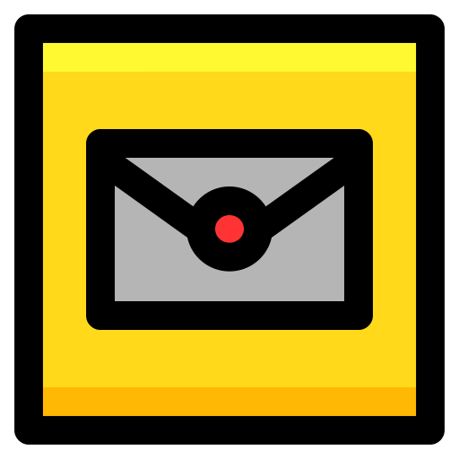 Message Generic Outline Color icon