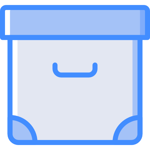 box Basic Miscellany Blue icon