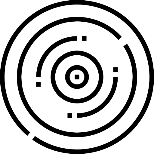 cd Detailed Straight Lineal Icône