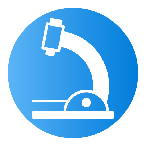 microscopio Generic Flat Gradient icona