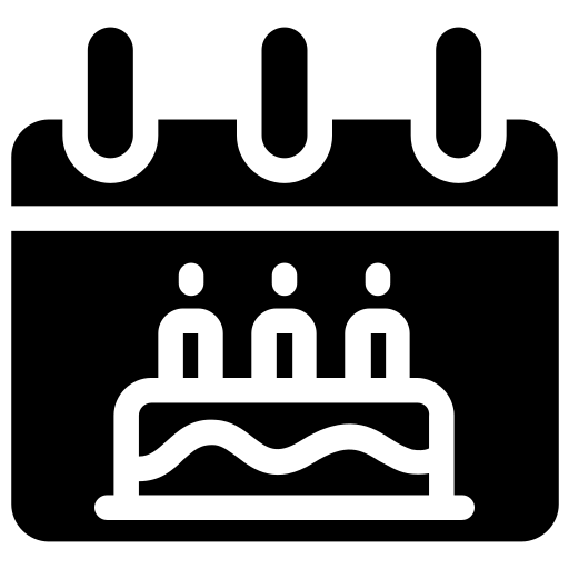 День рождения Generic Glyph иконка