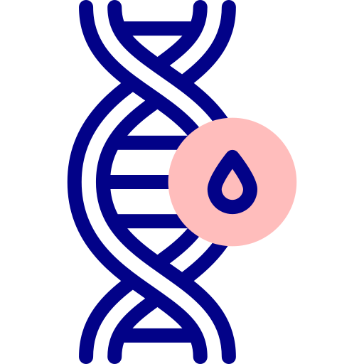 dna Detailed Mixed Lineal color icon