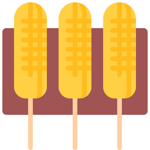 Corn Coloring Flat icon