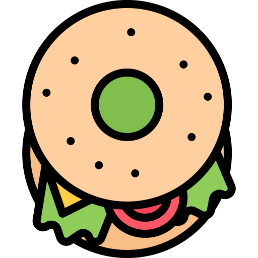 bagel Coloring Color icon