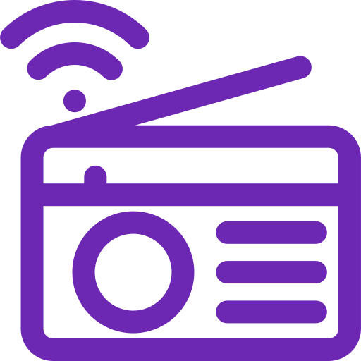 Radio Generic Simple Colors icon