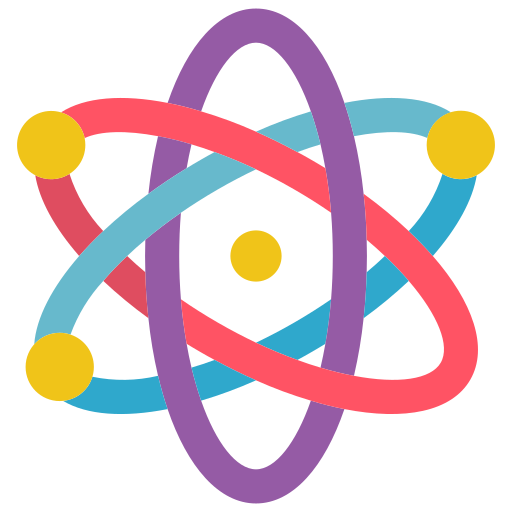 atom Basic Miscellany Flat icon