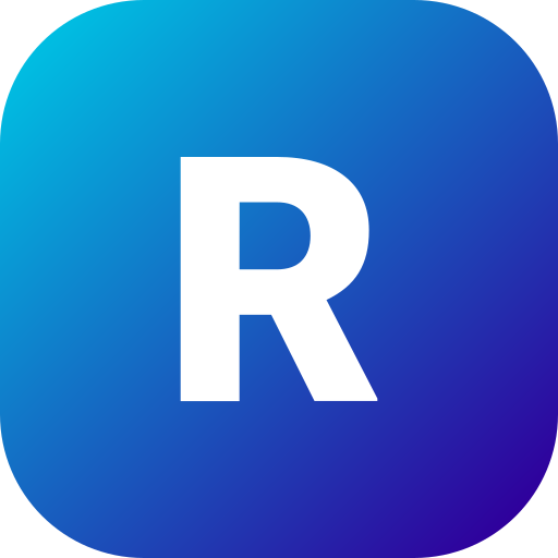 buchstabe r Generic Flat Gradient icon