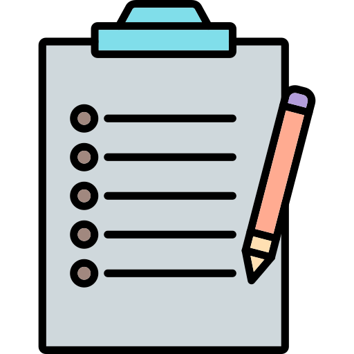 List Generic Outline Color icon