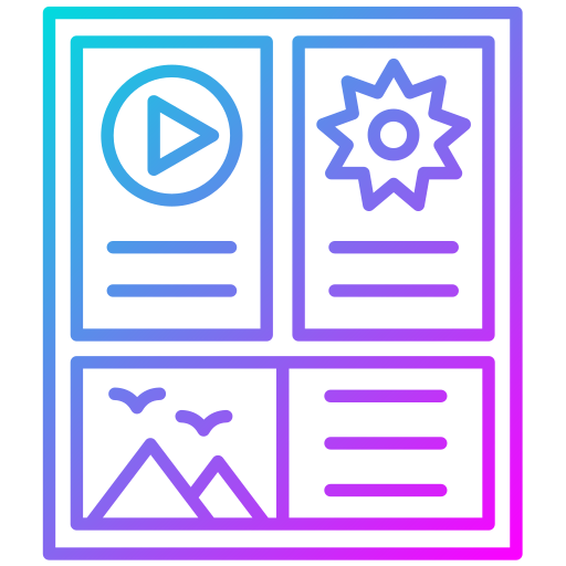 스토리보드 Generic Gradient icon