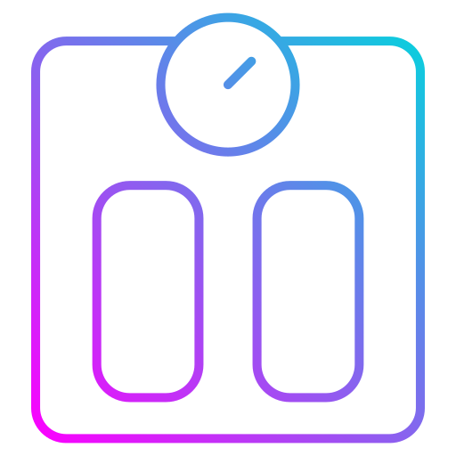 Weighing machine Generic Gradient icon